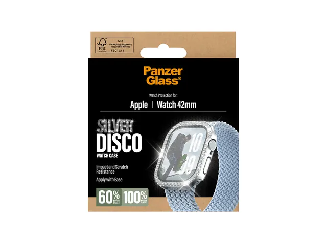 PanzerGlass Full body Case Disco Silver Apple Watch Series 11 | 10