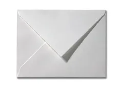 Envelop Oud Hollands ongegomd wit 130 Gram met watermerk 120x184mm