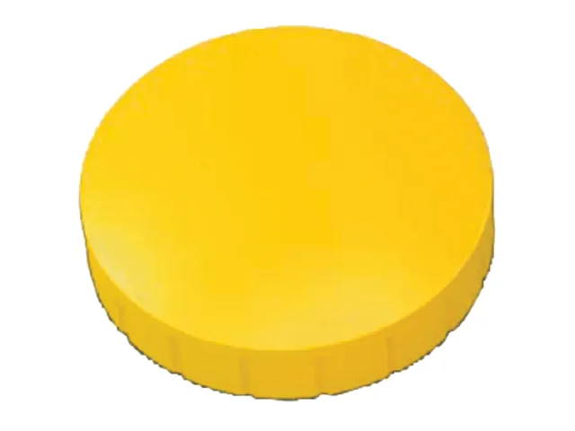 Magneet MAUL Solid 32mm 800gr geel 10 stuks