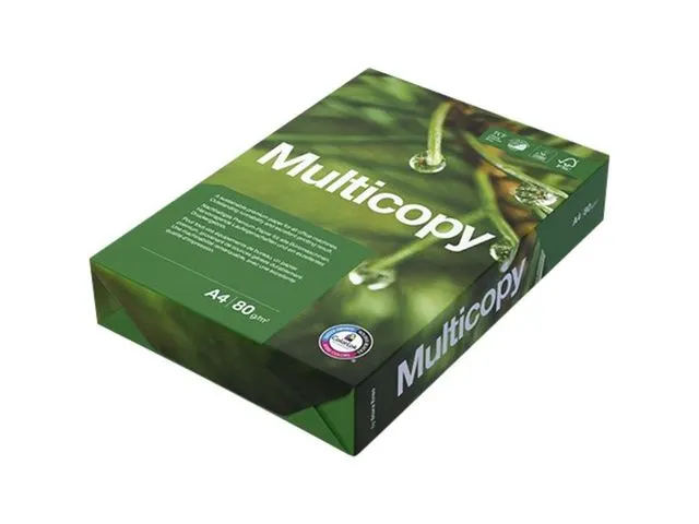 Kopieerpapier Multicopy A4 80 Gram 4-gaats wit Pallet