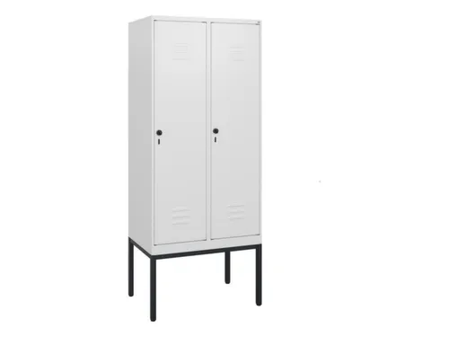 locker,HxBxD 1950x800x500mm,2vak,vak B 400mm,draaigrendel