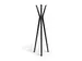 Kapstok DURASTORE 6 haken aluminium zwart 160cm