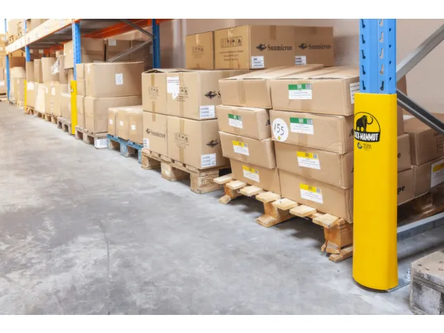 Stellingvoetbeschermer,v. binnen/buiten,H 600mm