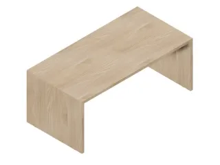 Bureau Hxbxd 730x1800x900mm Zijpaneel Bladdecor Olm - 3