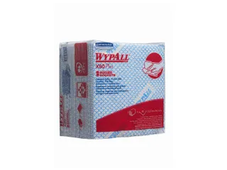 WypAll 19139 sopdoek X80 Plus Hydroknit,¼-vouw,1-laags blauw 240 Stuk - 1