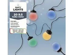 Guirlande Partylight Lumineo LED extérieur 20 boules 950cm assorti