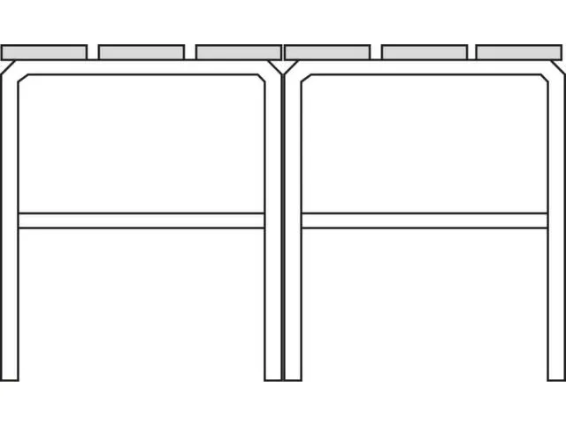 banc-patère,LxP 2000x700mm,barrettes en bois,RAL7016