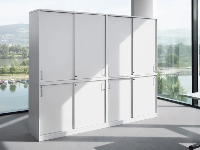 Armoire superposable,MS-gris foncé