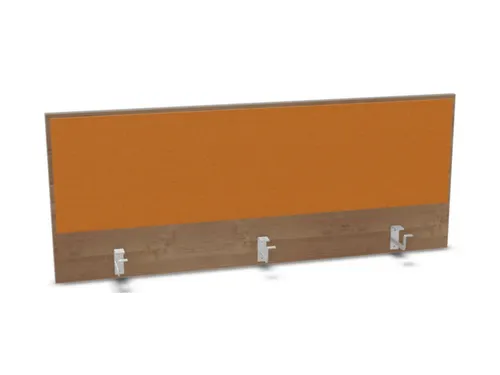 opzetpaneel,v. bureau,aanbouw achter,B 1400mm,NT-cherry,BN3005-geel