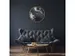 Wandklok NeXtime Marble Duo 48cm goud metaal