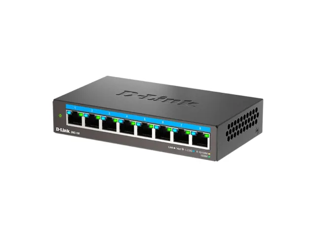 D-Link DMS-108 8-Port 2.5G Multi-Gigabit Desktop Switch