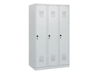 schoollocker,HxBxD 1530x900x500mm,3vak,vak B 300mm,draaigrendel - 2