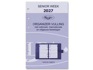 Agendavulling 2027 Kalpa Senior 7dagen/2pagina's - 1
