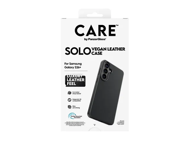 PanzerGlass CARE by Solo Case Black w. Qi Samsung Galaxy S26+, H