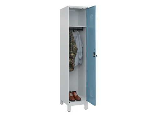 locker,HxBxD 1950x400x500mm,1vak,vak B 400mm,draaigrendel,voeten