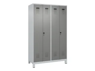locker voor scheiding van kleding,HxBxD 1950x1200x500mm,4vak - 2