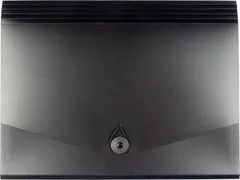 Documentenmap Kangaro A4, 13 vaks, zwart, elastieke sluiting