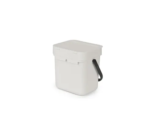 Afvalemmer Sort & Go 3 Liter Lichtgrijs