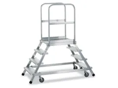 Bordestrap Aluminium Bordes 1440x 600x 800mm 2x6treden Aluminium