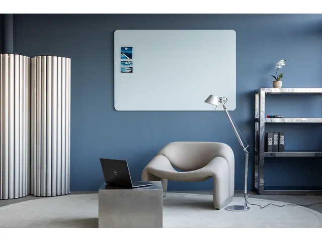 Mat Glasbord 90x120cm Chilly Lake Ronde Hoeken