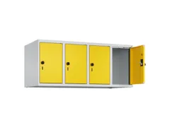 opzetkast,v. locker,4vak.,vak B 300mm,HxBxD 500x1200x500mm