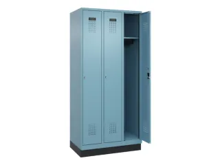 locker,HxBxD 1950x900x500mm,3vak,vak B 300mm,cil.-slot,sokkel - 2