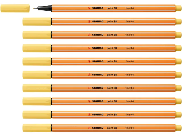 Fineliner STABILO point 88/23 Fin jaune clair