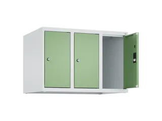 opzetkast,v. locker,3vak.,vak B 250mm,HxBxD 500x750x500mm,vleugeldeur - 2