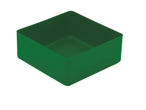 Inzetbak HxLxB 40x99x99mm Polystyreen Groen 50 stuks