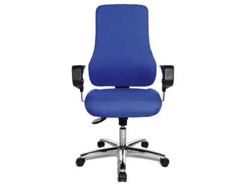 Draaistoel Koninklijk Blauw H X B X D 450-570X 500X 460Mm Incl. Armleu