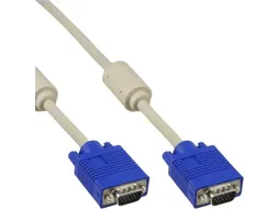 Kabel Inline S VGA 15HD M-M 2 meter beige en blauw