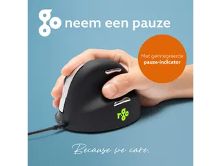 Ergonomische muis R-Go HE Break Large Rechts bedraad Zwart - 3