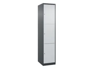 lockerkast,HxBxD 1850x400x500mm,1x3vakken,vak B 400mm,cil.-slot - 1