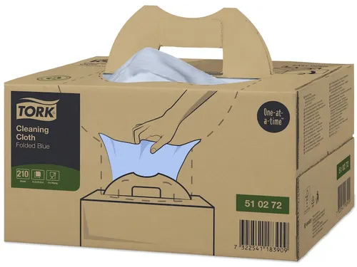 Tork 510272 Reinigingsdoek 1-laags Blauw