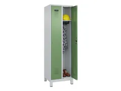 locker,HxBxD 1950x600x500mm,2vak,vak B 300mm,cil.-slot,voeten