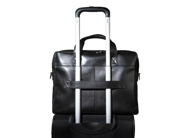 Computertas Exactive zwart leder