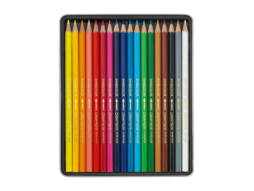 Kleurpotloden Caran D'ache Swisscolor Aquarel 18stuks Assorti