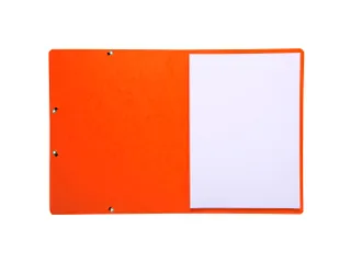 Elastomap zonder klep glanskarton 355gm² A4 Oranje - 2