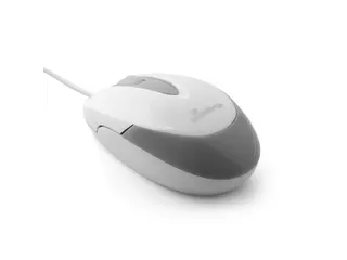 MROS214 Optische muis compact 3 knoppen draadloos Wit Grijs - 3