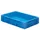 Euronorm Stapelkrat 120x600x400mm 20l Wanden/Bodem Gesloten Blauw