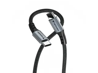 S+C Usb-C/Usb-C Kabel zwart 100W 31846 480Mbps 1.20m - 1