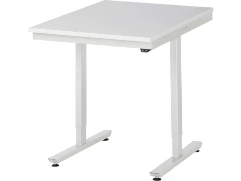 Werkbank elektrisch hoogte verstelbaar 720-1120x750x1000mm wit RAL7035