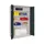 Ruime Vouwdeurkast 1950x1200x400mm 4legborden Ral7035 Front Ral7016