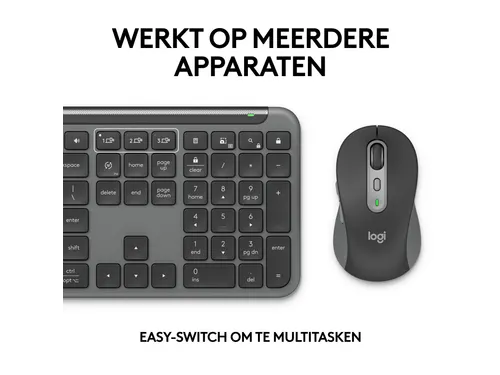 Logitech MK950 Toetsenbord Azerty FR Signature Slim en muis
