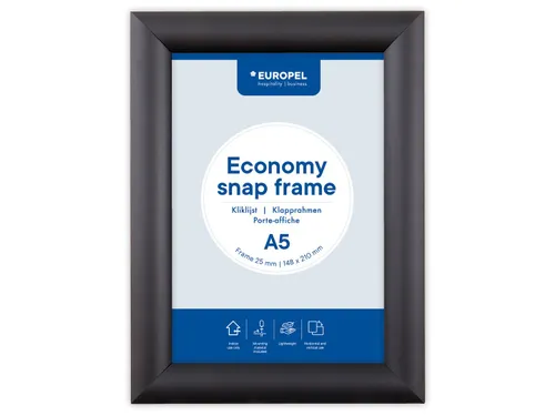 Kliklijst Europel Economy A5 25Mm Zwart