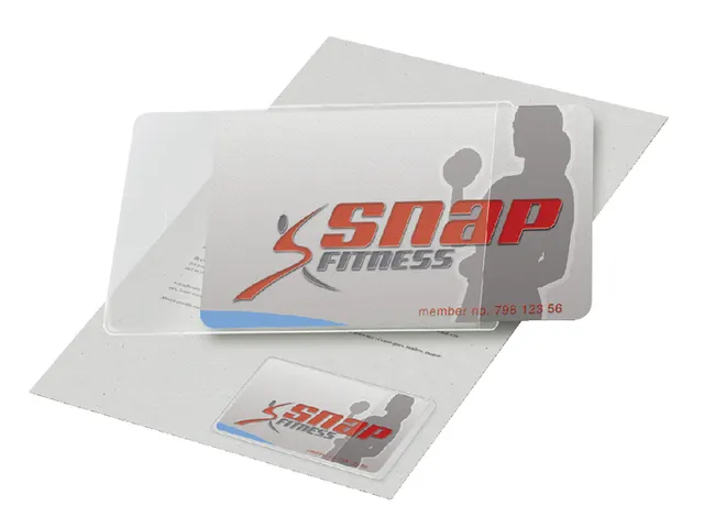 Visitekaarttas Djois 95x60mm zelfklevend korte zijde open transparant