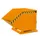 Kiepbak Staalplaat 980x910x1420mm Inh. 0.80m³ 300kg Oranje