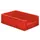 Euronorm Stapelkrat Rood 175x600x400mm 31l Gesloten Grijpopening