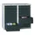 ladekast HxBxD 900x1000x500mm 10laden RAL7035 front RAL7016