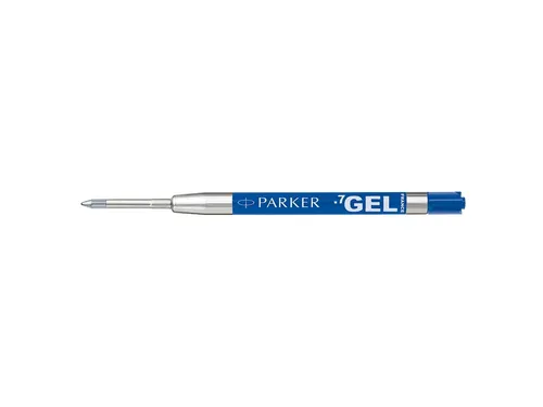 Gelschrijvervulling Parker Quink medium blauw blister à 1 stuk